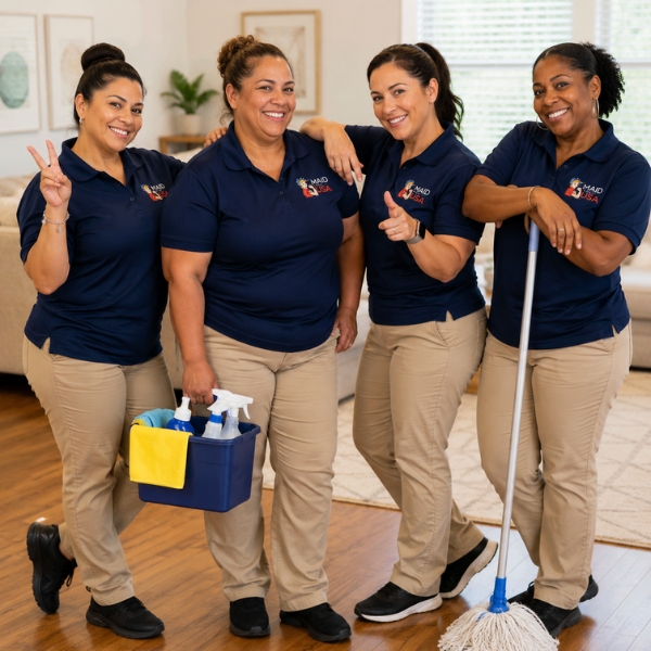 Team of professionally trained maids for Maid in The USA